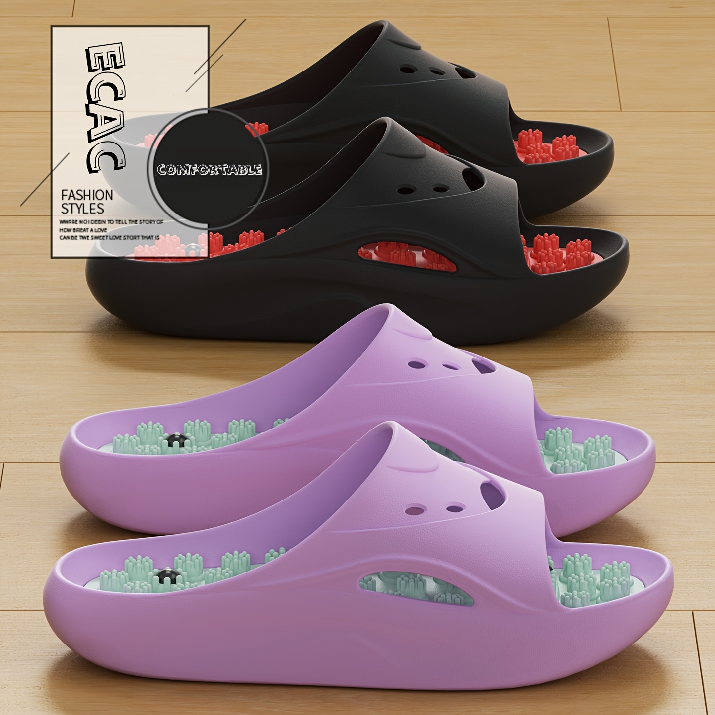 Women'S Shoes And Accessories - Женские и мужские массажные тапочки из