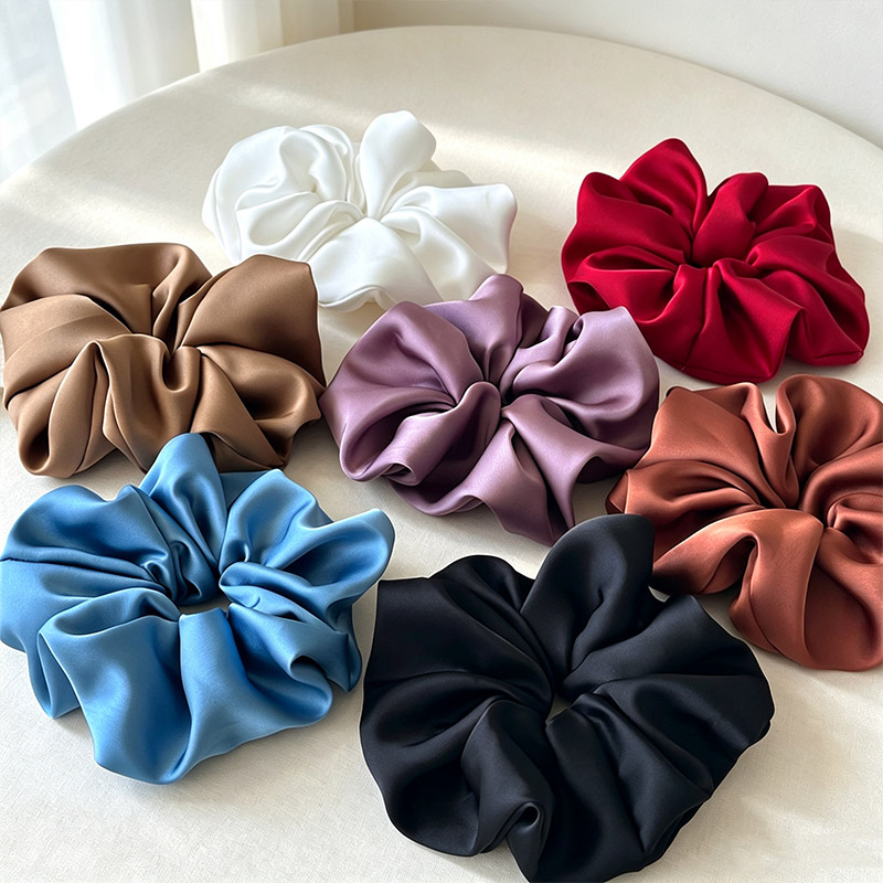 Women Accessories Wholesale China - Большая атласная корейская однотонная повязка на