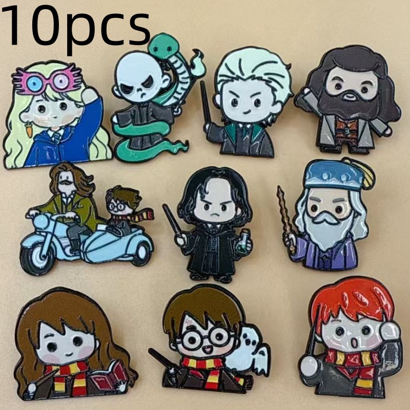 Women'S Anime Accessories - 10 шт. аниме-брошей, мультяшные эмалевые значки