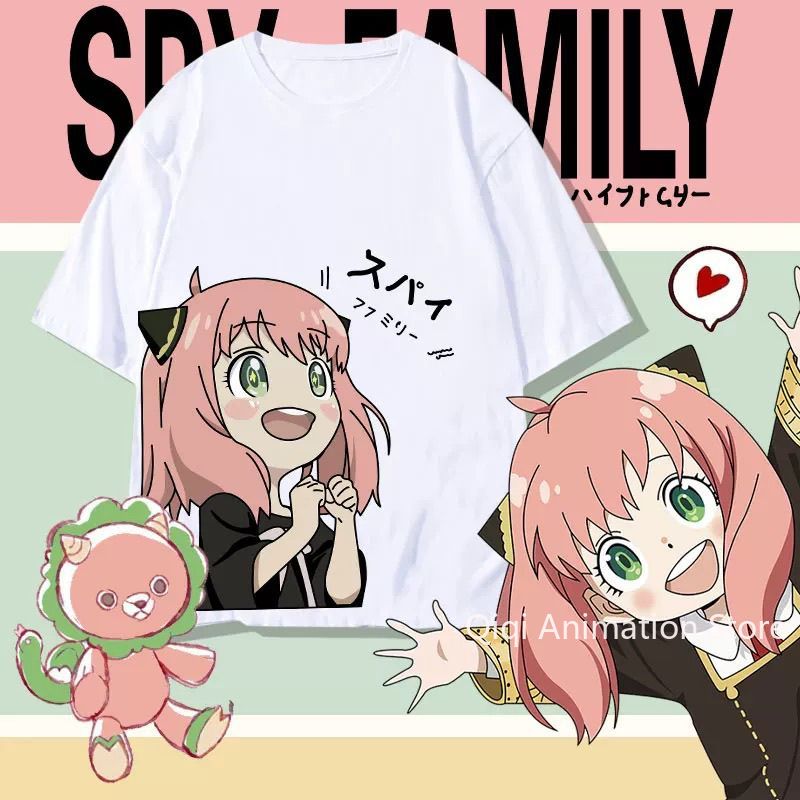Women'S Anime Accessories - Футболка с коротким рукавом SPY×FAMILY Anime
