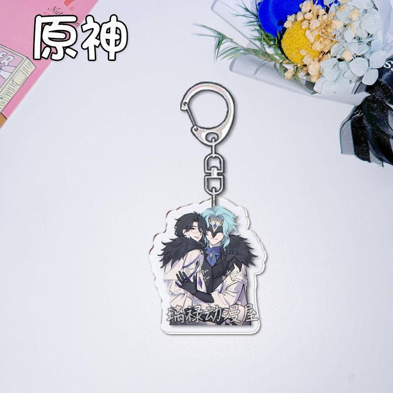 2 шт. брелоков Genshin Impact  – обзор и цена Women'S Anime Accessories