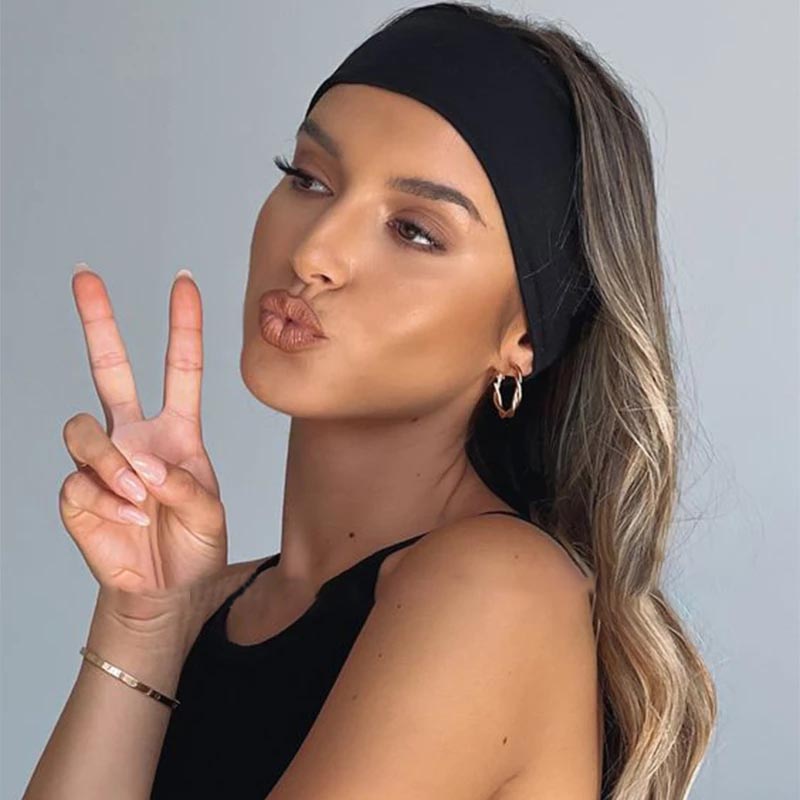 Новая красочная эластичная пов – обзор и цена Women Accessories Wholesale China